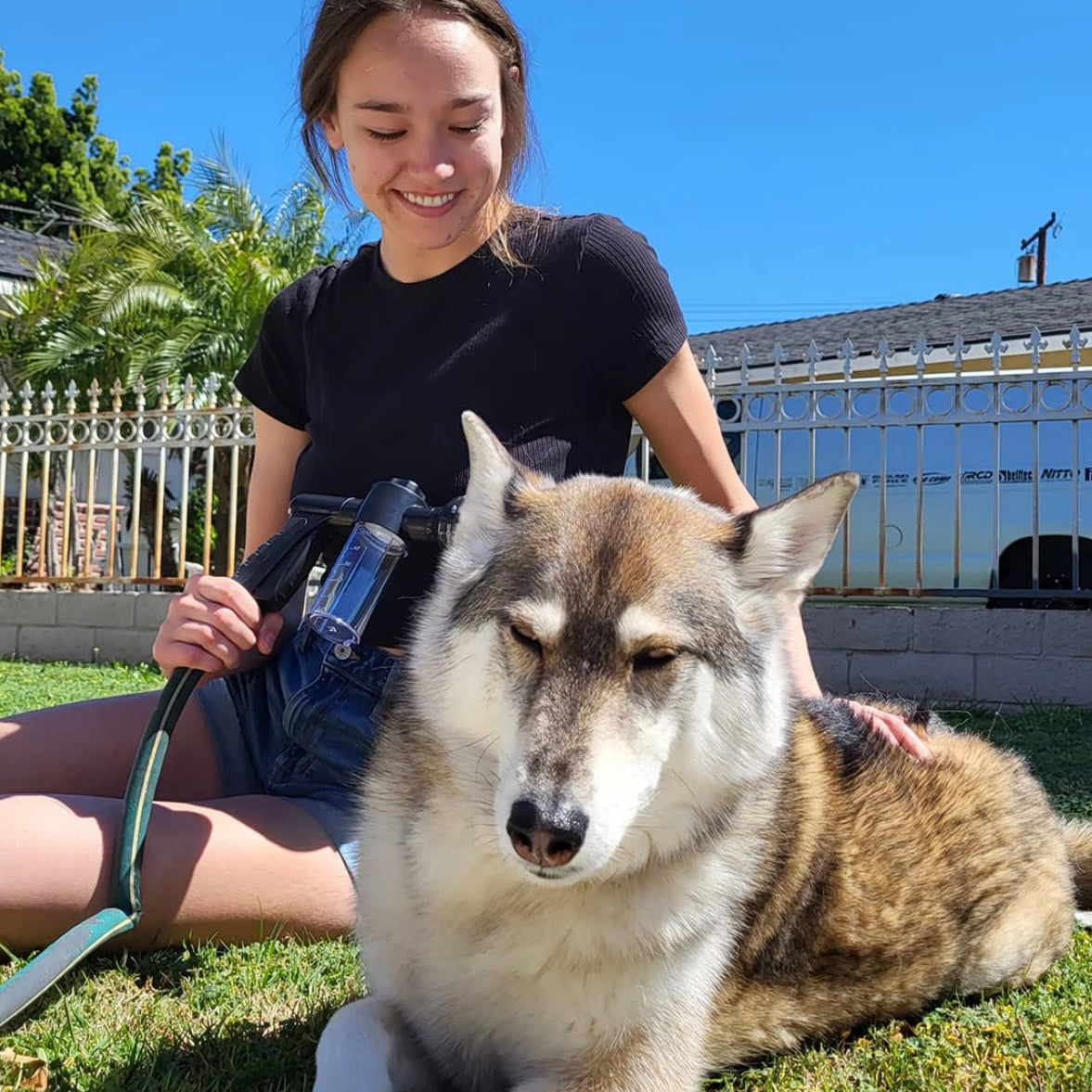 Hundewasch- und Shampoo-Sprüher