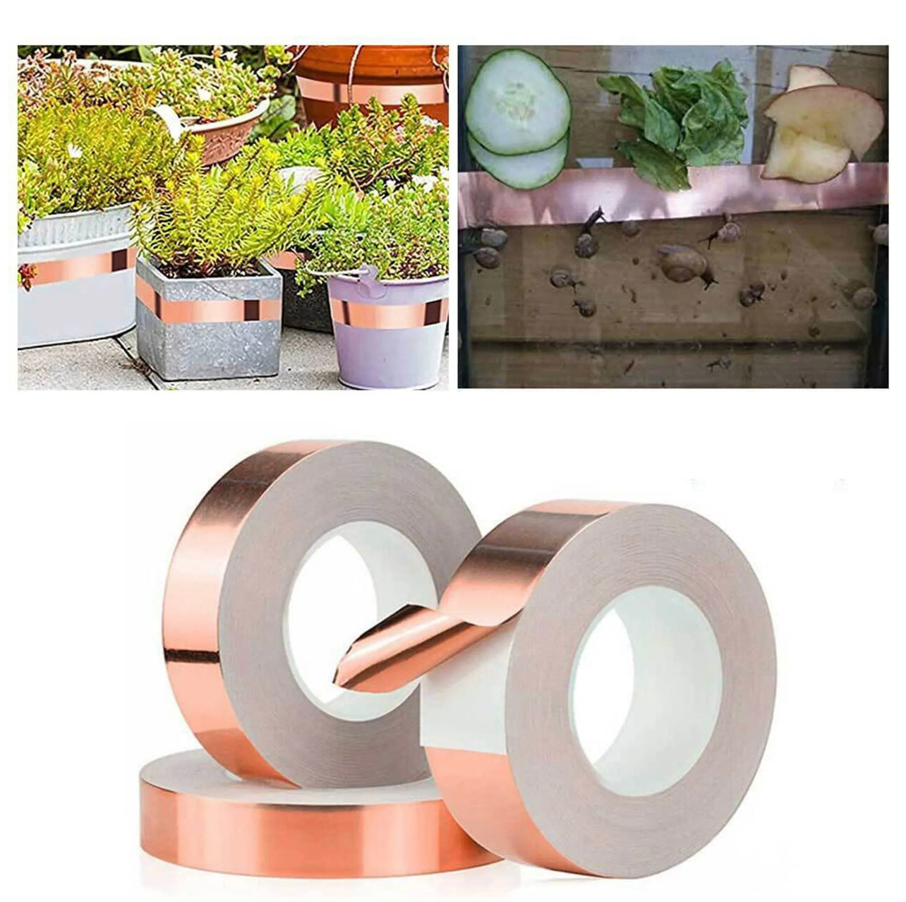 Kupferband Garten Schneckenschutz